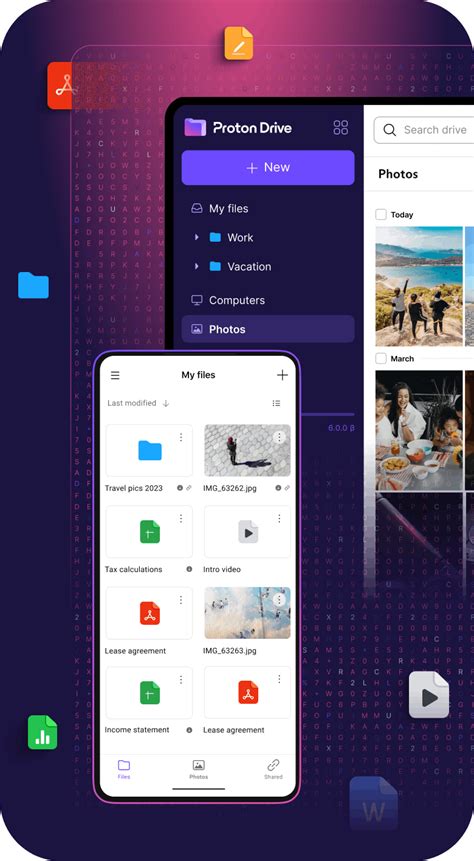 Encrypt your files with Proton Drive's secure cloud .